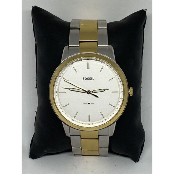 Fossil Accessories - Fossil Minimalist 3H FS5359 Men's Stainless Steel Analog Dial Quartz Watch WO173